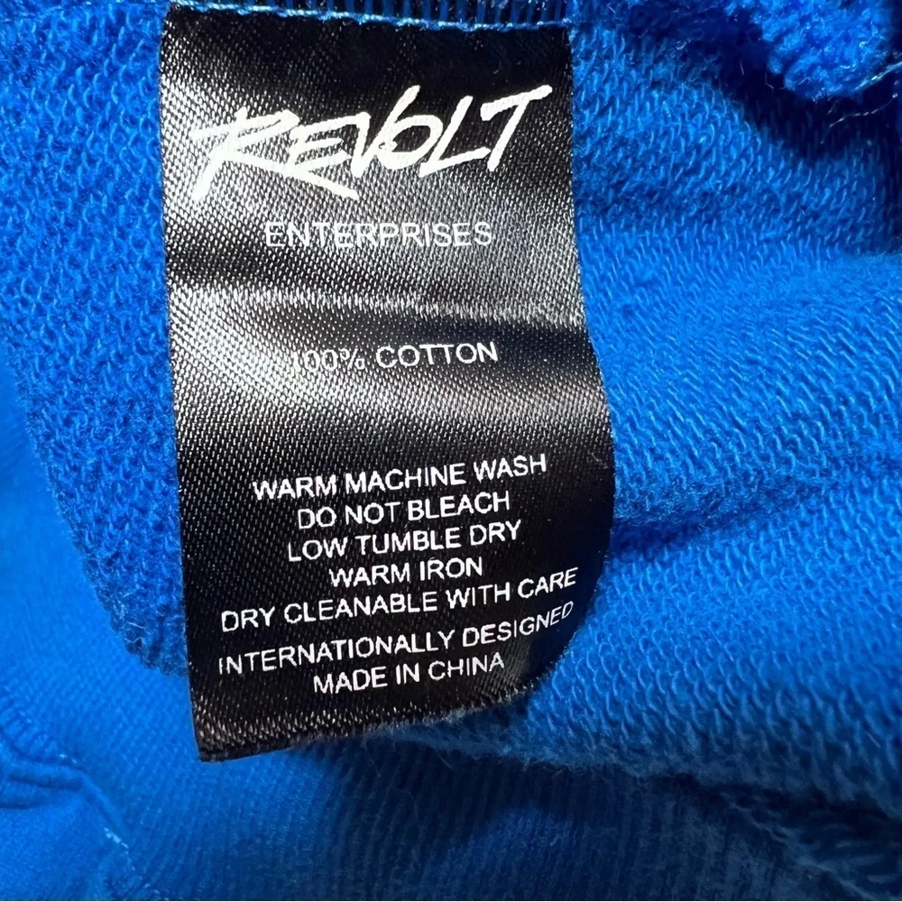 Limited edition 2021 Tommyinnit Blue Sweatshirt Size Large